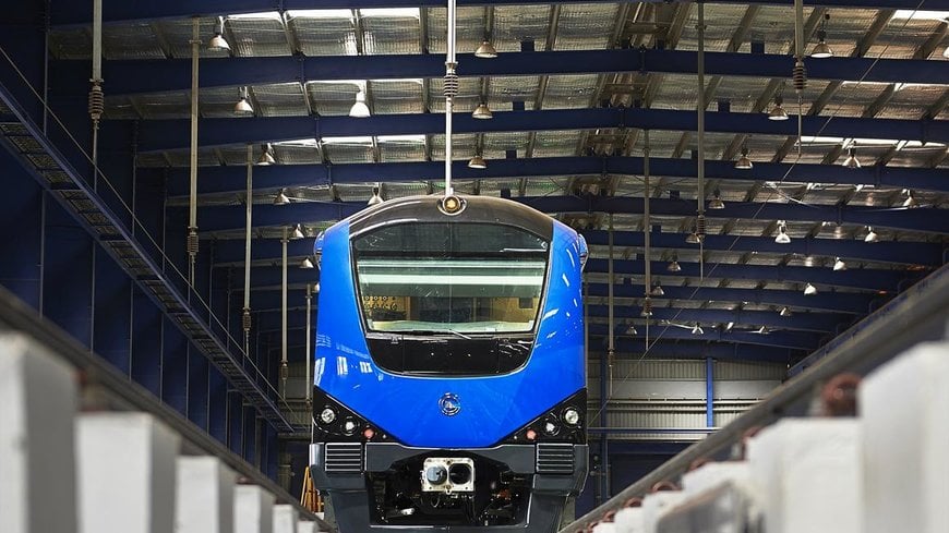 Alstom livre la première rame Metropolis sans conducteur pour la phase II du métro de la ville de Chennai en Inde